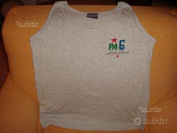 Maglietta t-shirt smanicata Basket misura M