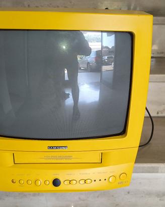 Samsung TV 14" CRT (GIALLO) - RETROGAMES
