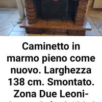 caminetto in marmo