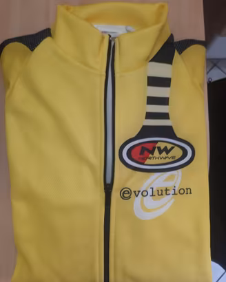 Giubbino da ciclismo antivento/traspirante