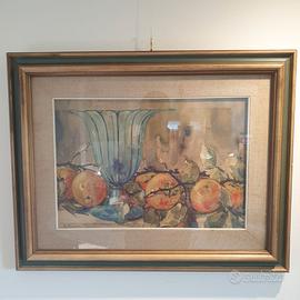 Quadro Andreina Crepet Guazzo Acquerello su tavola