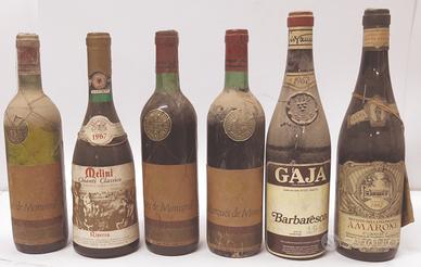 Bottiglie di vino vecchie per bellezza