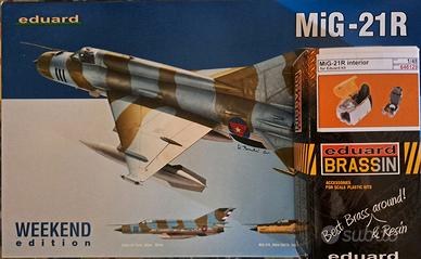 Kit modellismo MiG-21R + cockpit Eduard 1:48