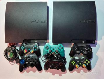 Lotto 2 Playstation 3 slim Sony + controller Ps3