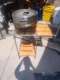 barbecue artigianale acciaio inox