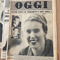 Riviste OGGI anno 1961 gennaio 3 settimanali