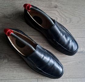 Mocassini in pelle nera ragazzo/uomo n°40