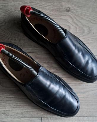 Mocassini in pelle nera ragazzo/uomo n°40
