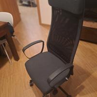 Sedia da ufficio ikea Markus seminuova