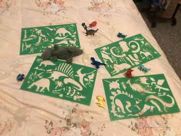 Cartelle sagomate dinosauri