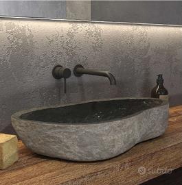 Lavabo in appoggio in pietra River Stone NRSL Kara