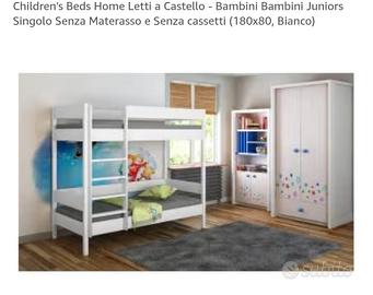 Letto a castello bambini 180 cm