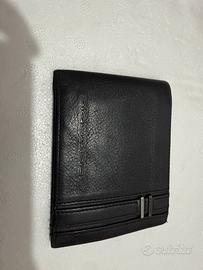 Portafoglio Piquadro in vera pelle nero