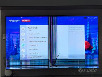 TV SAMSUNG OLED 55 POLLICI SCHERMO DANNEGGIATO