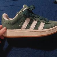 adidas campus   36 5verde e bianca