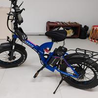 bici elettrica argento bimax plus 500 w 48 volt 