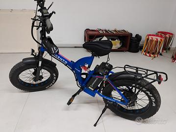 bici elettrica argento bimax plus 500 w 48 volt 