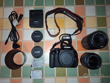 Canon 600d, EFS 18-55mm, EFS 55-250mm