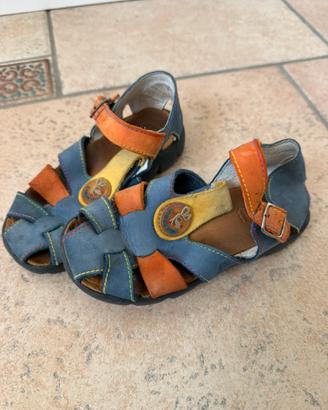 Sandali Bimbo/a n.25 Cangurino (vero cuoio).
