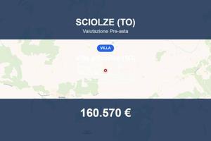 Immobile in asta di 288 m² con box auto a Sciolze