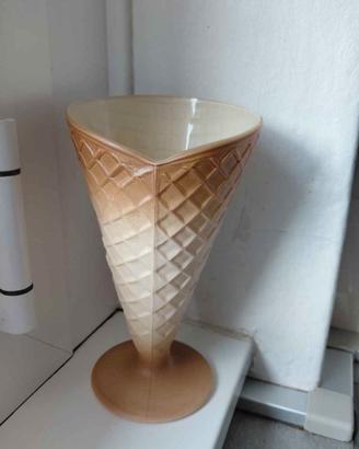 Bicchieri vetro "cono gelato"