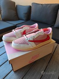 Travis Scott air Jordan 1 low tropical pink 43 EU