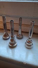 set di 4 bocchini per tromba