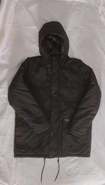 Cappotto nero parka Superdy M5011124A tagliaL