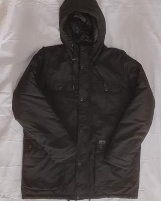 Cappotto nero parka Superdy M5011124A tagliaL