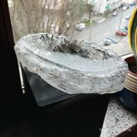 scultura in quarzo tormalinato