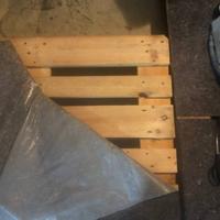 Bancali EPAL 120x80 con piedini e telo protettivo