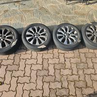4 cerchi lega opel da 16 + ruote estive 195 55 16