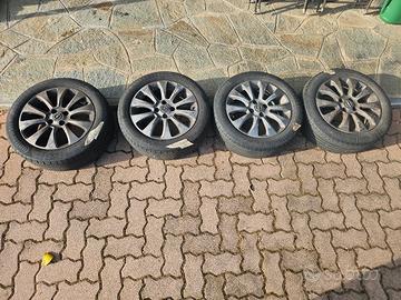 4 cerchi lega opel da 16 + ruote estive 195 55 16