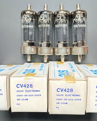 Valvole NOS NIB quad tubes STC CV428 5B254M Shindo