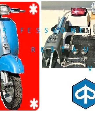 KIT RICAMBI Nuovi VESPA 50 SPECIAL Faro quadrato