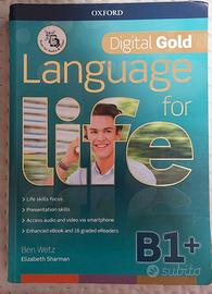 Libro d'inglese Language for life B1+ digital gold