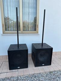 Subwoofer passivi + ampli + altro