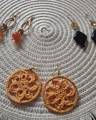 set di 3 paia di orecchini 