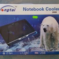 notebook USB cooler base raffreddata con 3 ventole