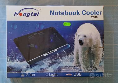notebook USB cooler base raffreddata con 3 ventole
