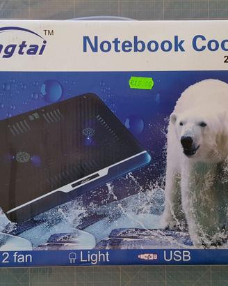 notebook USB cooler base raffreddata con 3 ventole
