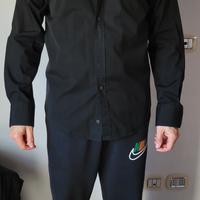 camicia Gucci in cotone nero taglia 39