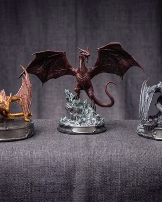 Miniature Draghi ispirati ad House of the Dragon