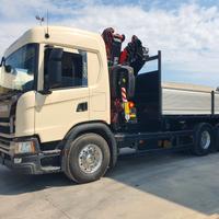 SCANIA G450 EURO 6 CON GRU FASSI F315 NUOVA