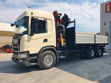 SCANIA G450 EURO 6 CON GRU FASSI F315 NUOVA