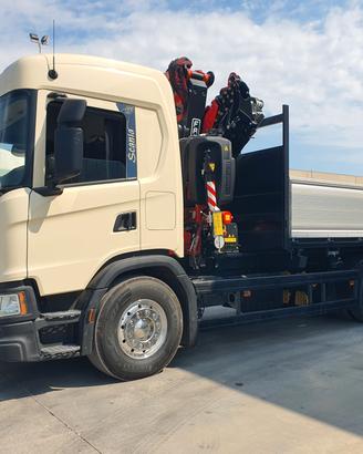 SCANIA G450 EURO 6 CON GRU FASSI F315 NUOVA