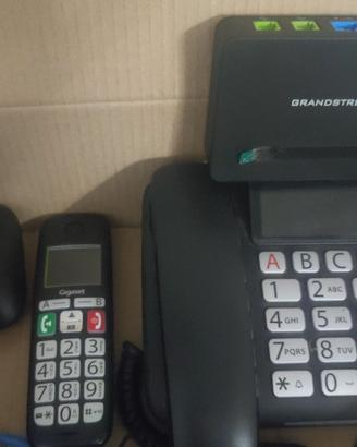 Grandstream HT812 Adattatore VolP 2 linee + fisso
