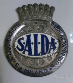 Placca auto moto vespa storica