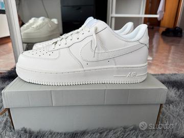 Nike Air Force 1 Total White -Taglia 45 (nuove)