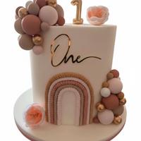 Torta Scenografica Boho Rainbow